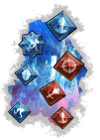collage of crystal icons